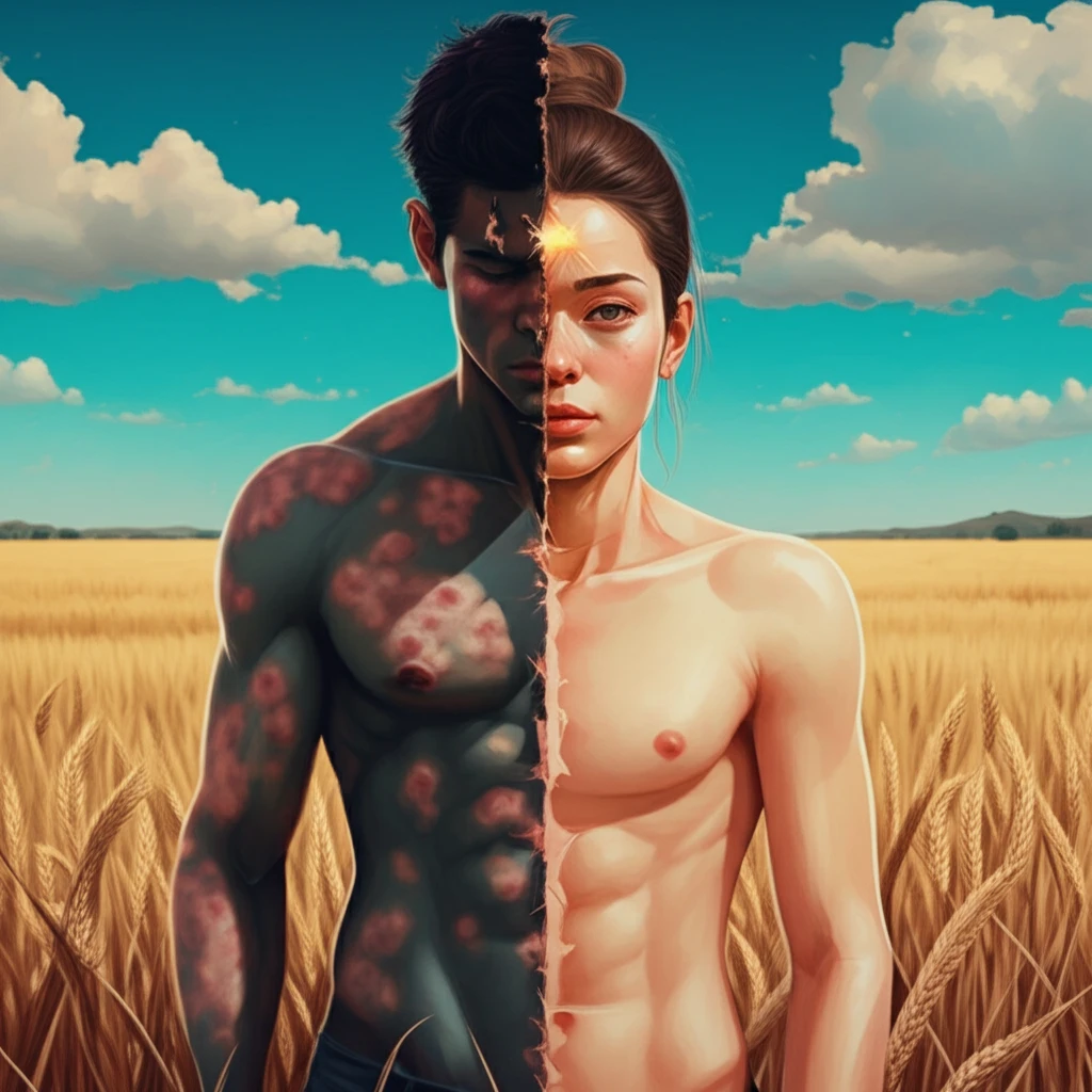 Medication side effects and sun protection illustration