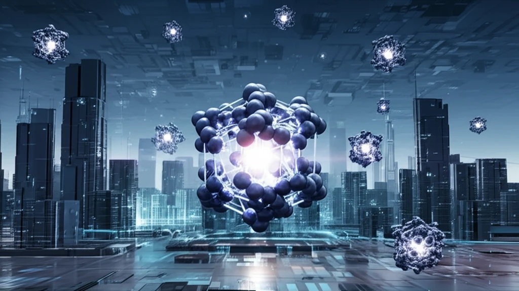 Interconnected NiCo2O4 microspheres symbolize future energy storage.