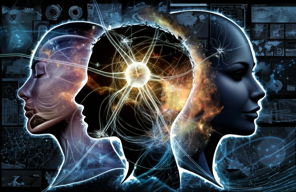 Interconnected neural pathways symbolizing behavior therapy's integration of technology and mindfulness.