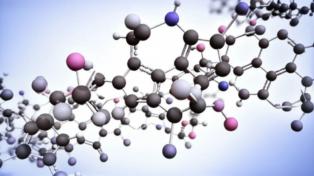 Surreal illustration of Glycyl-Tyrosine intertwining health and science.