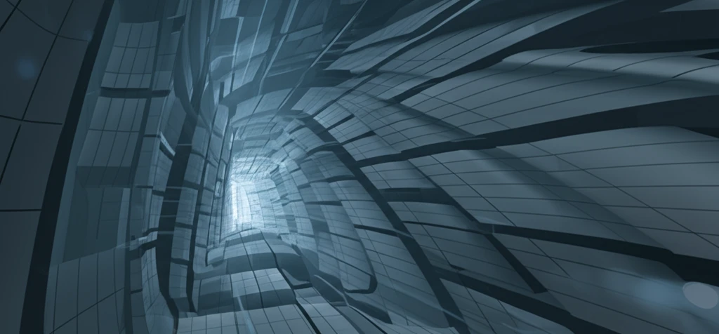 Futuristic cityscape featuring buildings made of corrugated steel, symbolizing innovation and resilience in architecture.