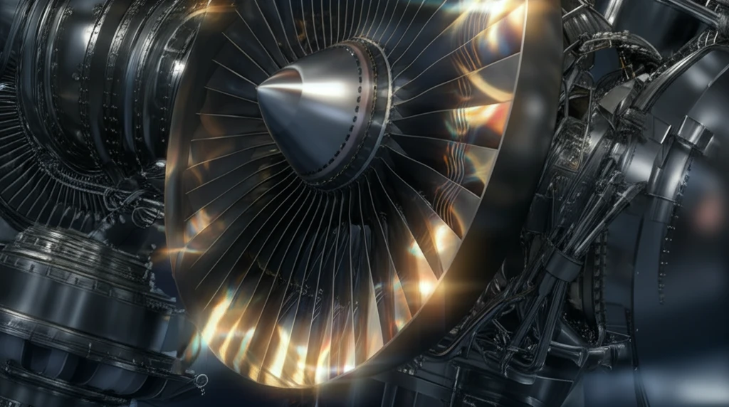Low-pressure turbine engine section with cooling air flowing through intricate channels
