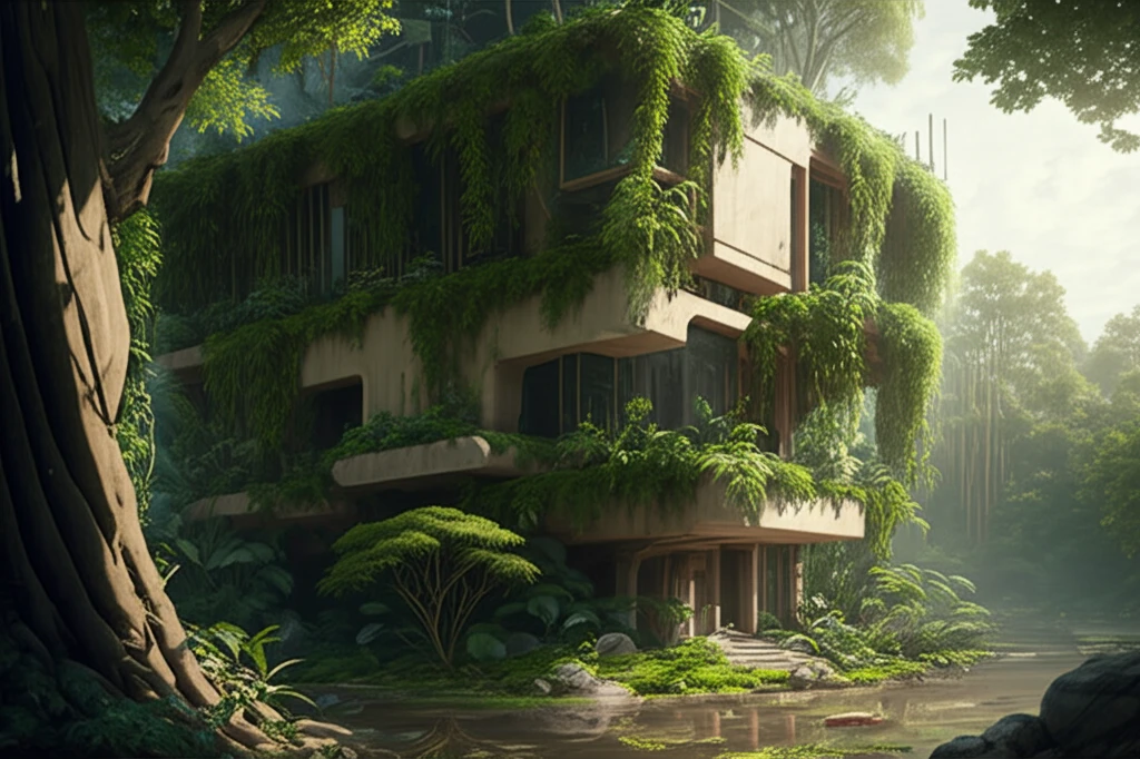 Sustainable Building Integrated with Nature