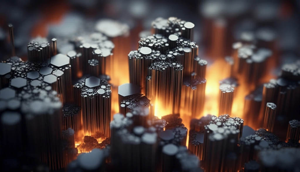 Shimmering metal oxide nanostructures under a microscope