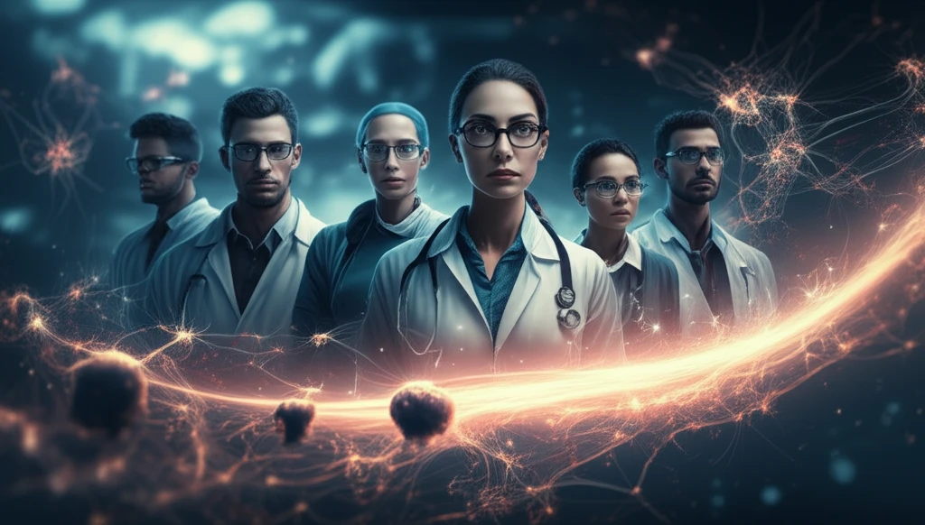 AI analyzing wound tissue