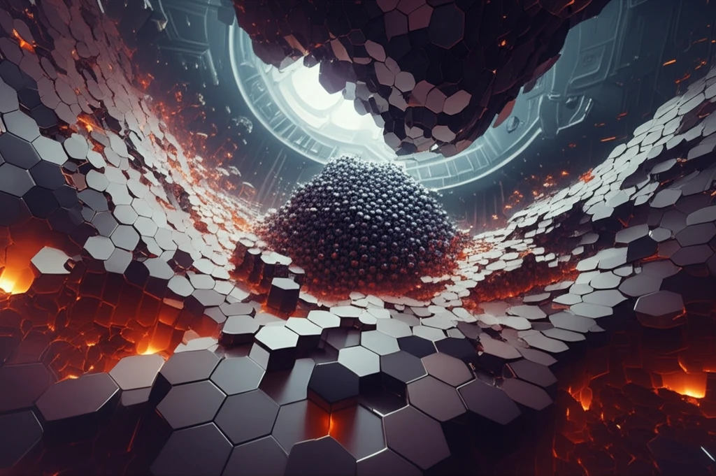 Hexagonal ferrite crystals absorbing electromagnetic waves