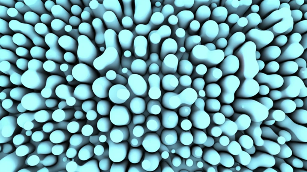 Molecular movements in plastic material.