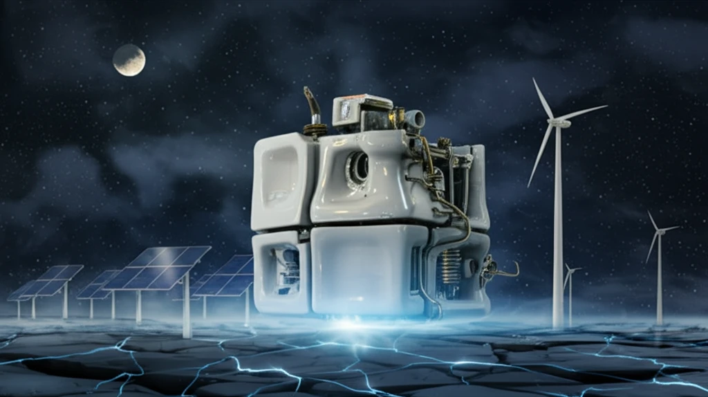 Ceramic materials transforming into a futuristic energy grid