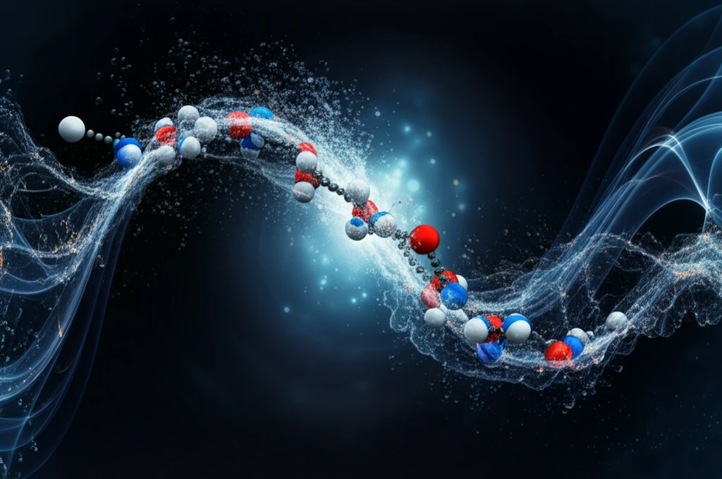 Sound waves purifying water by disrupting pesticide molecules.