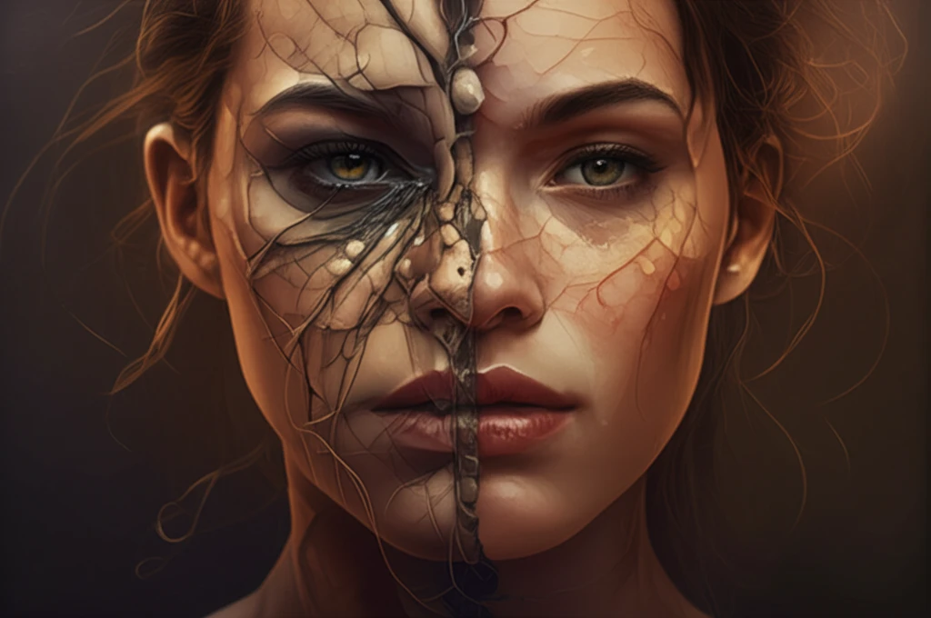 Diverse faces blending into a dental arch