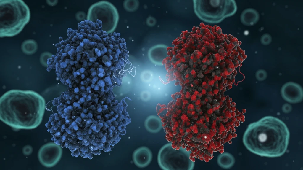 Illustration of PkcA and SepA proteins interacting within a fungal cell.