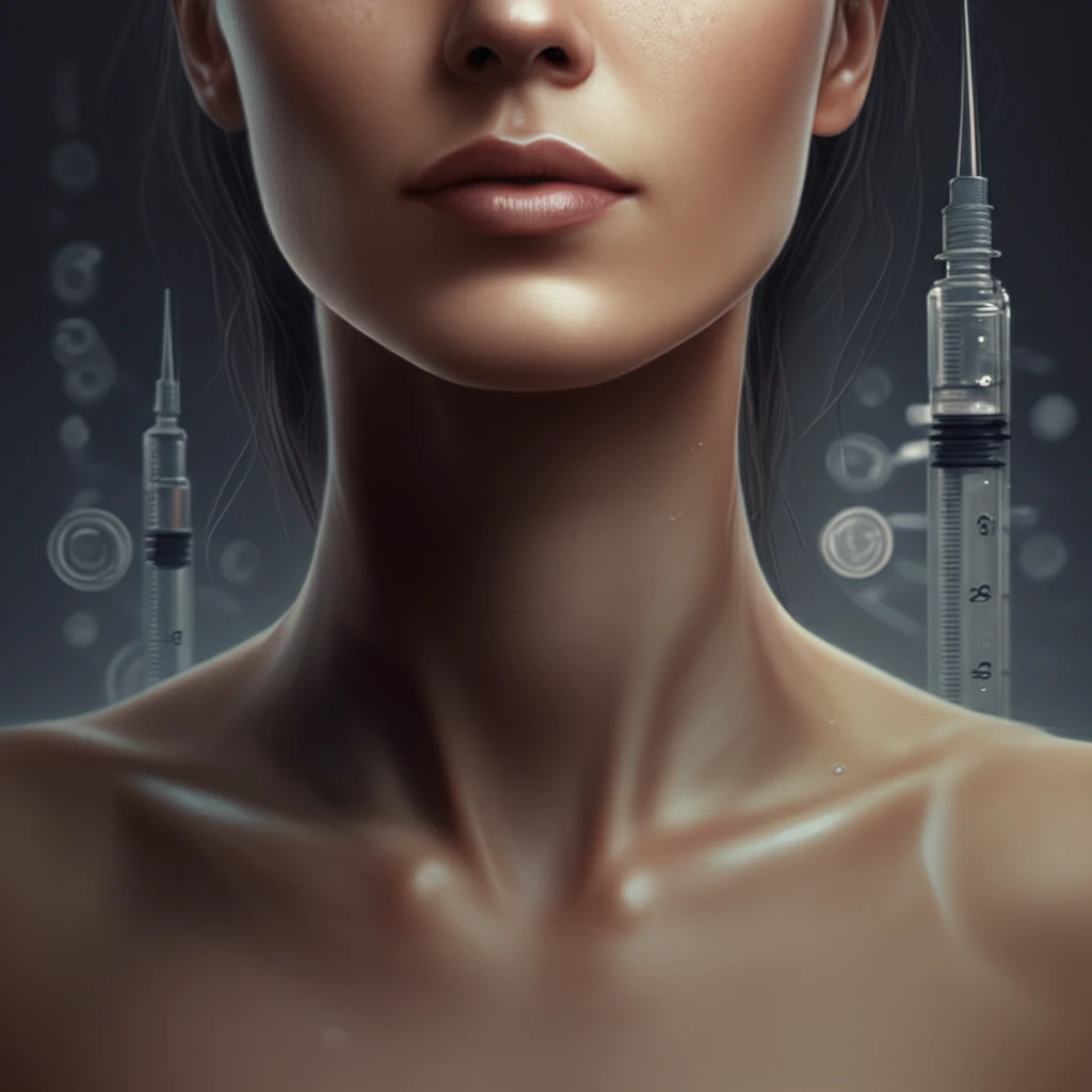 Neckline transformation with hyaluronic acid skinboosters.