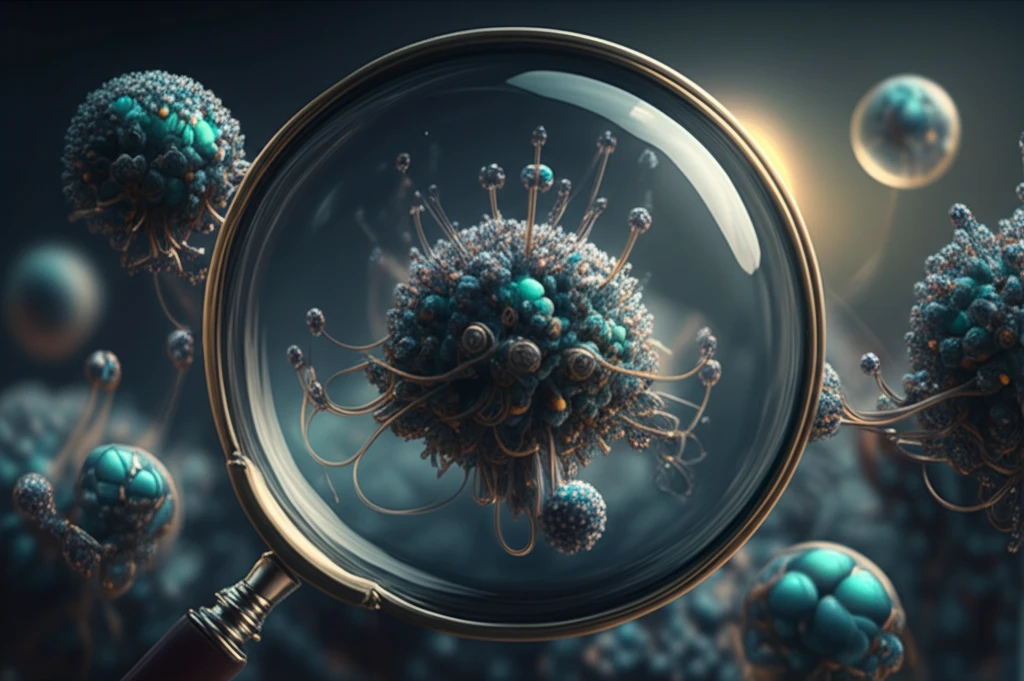 Surreal illustration of water and metal catalysts