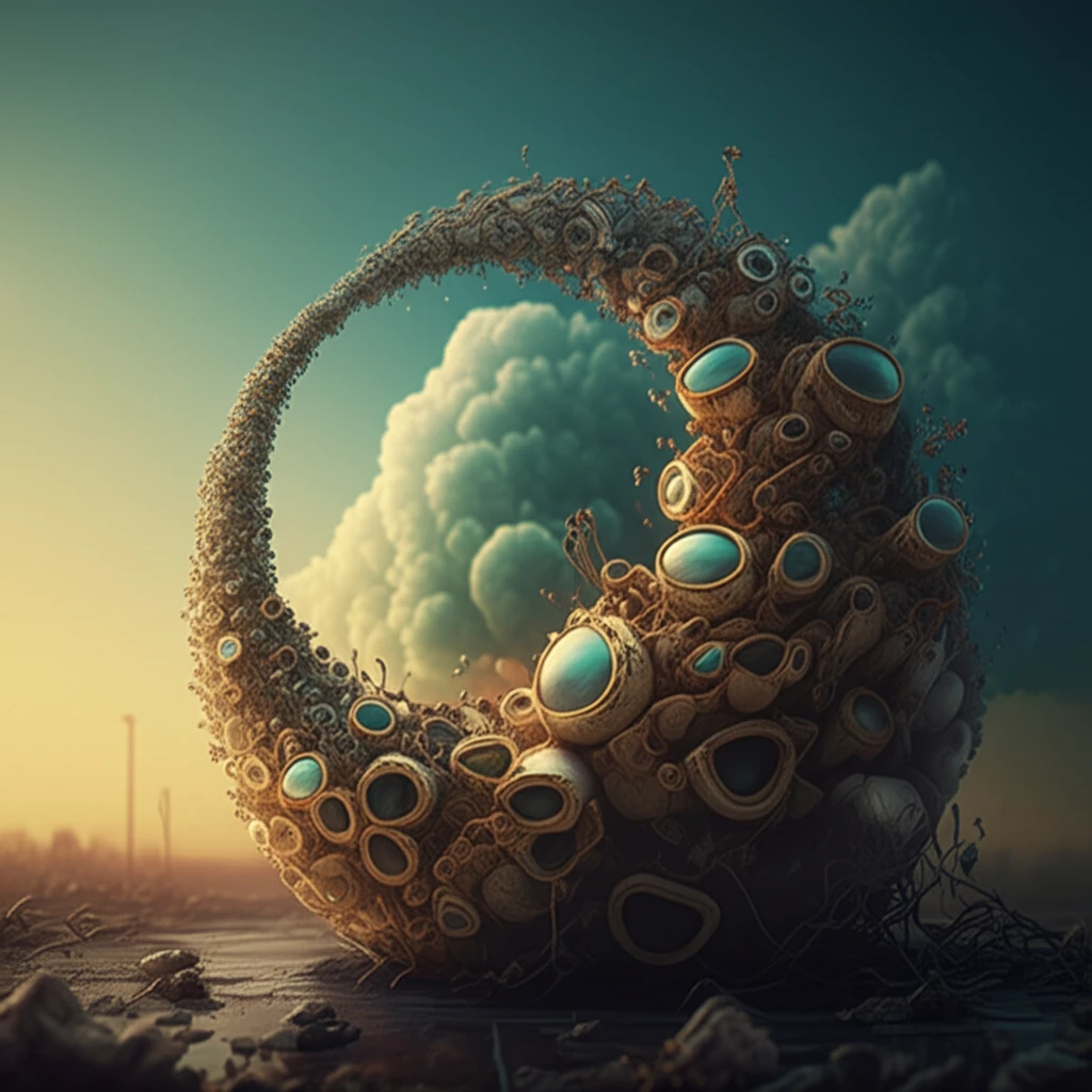 Barnacles transforming into biofuel droplets