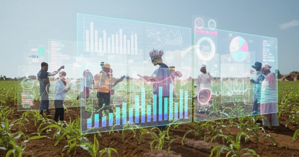Data-driven agriculture with collaborative oversight.