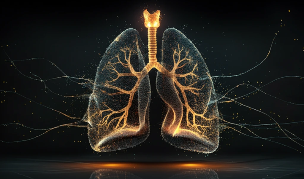 4D CT scan visualization for lung cancer treatment.