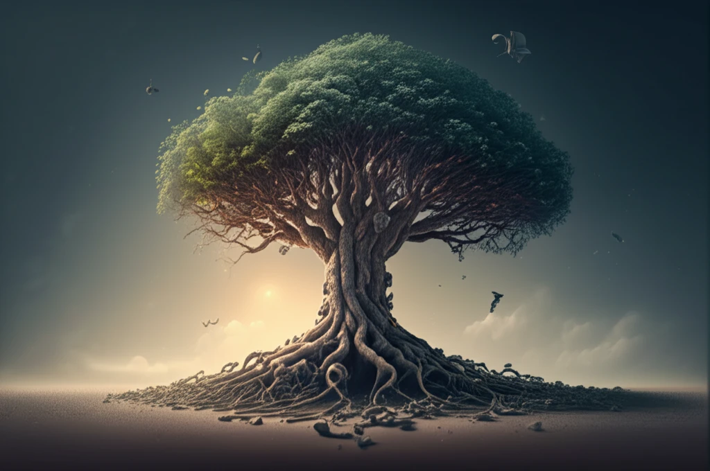 AI detects bone health, transforms jawbone into strong tree.