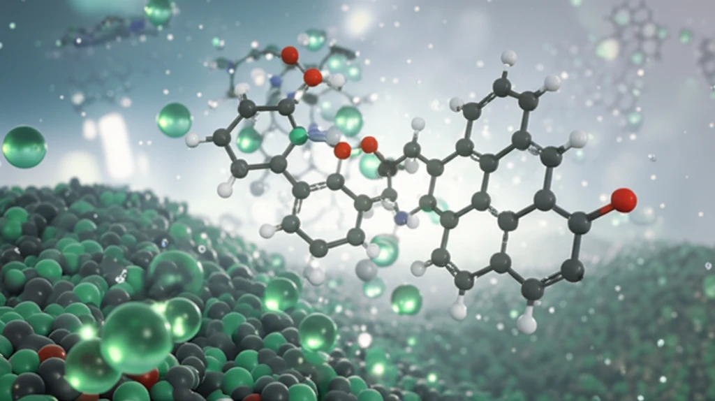 Metalloporphyrin molecule anchored to silica surface