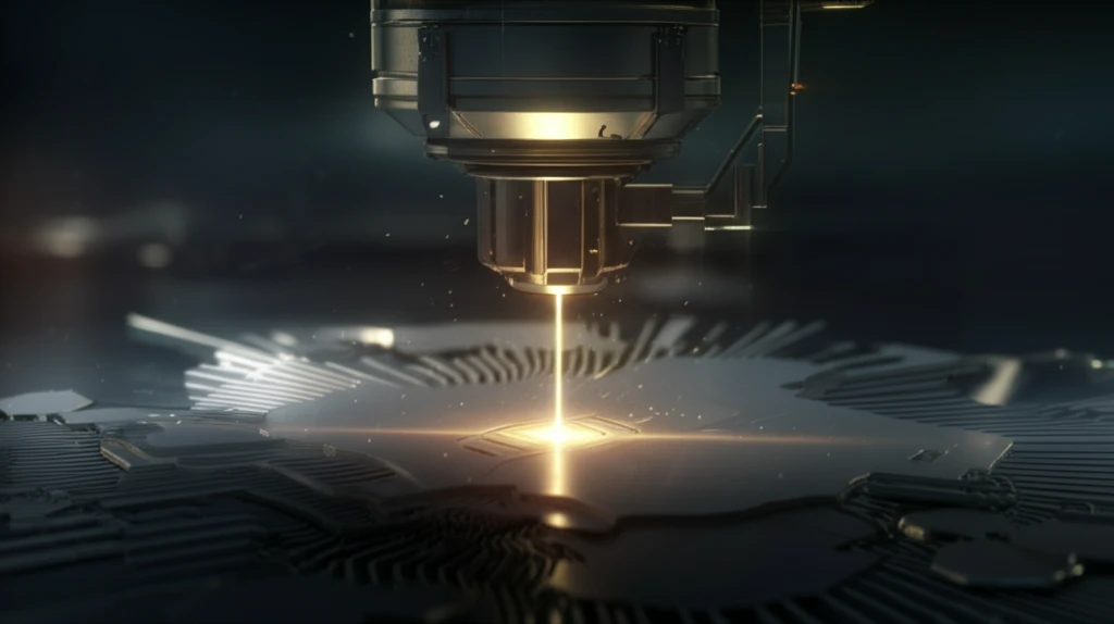 Laser beam transforming a metal surface