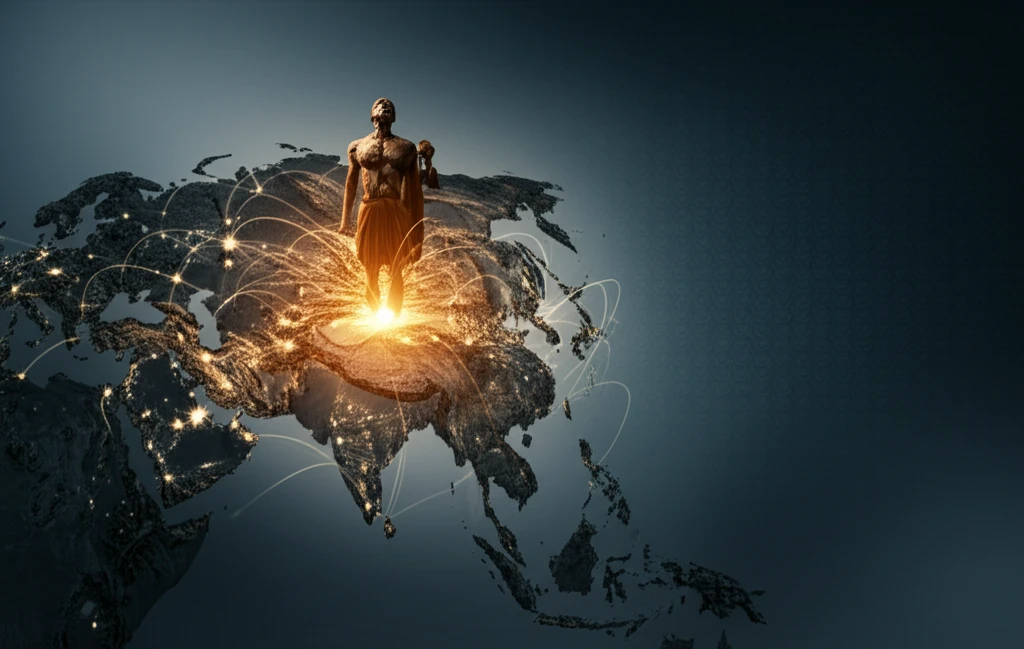 Asia's power shift: Strong leaders, technology, and tradition.