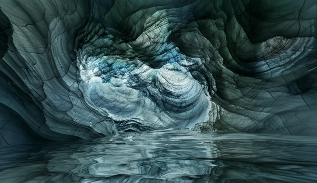 Microscopic view of silicate mineral dissolution patterns.