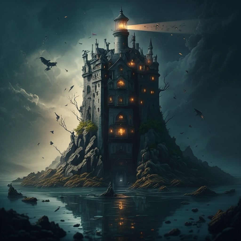 Financial fortress symbolizing liquidity risk management in a turbulent economy.
