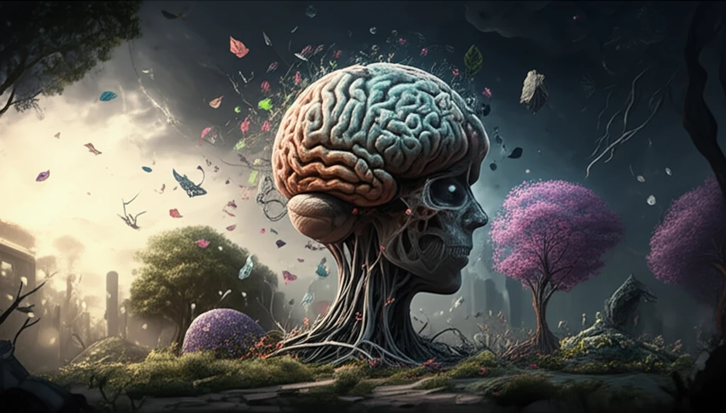Brain as a garden recovering after a storm