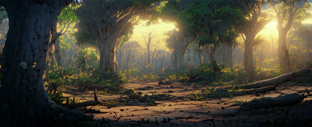 A Seasonally Dry Tropical Forest in Brazil, showcasing the unique adaptations of its trees to the arid environment.