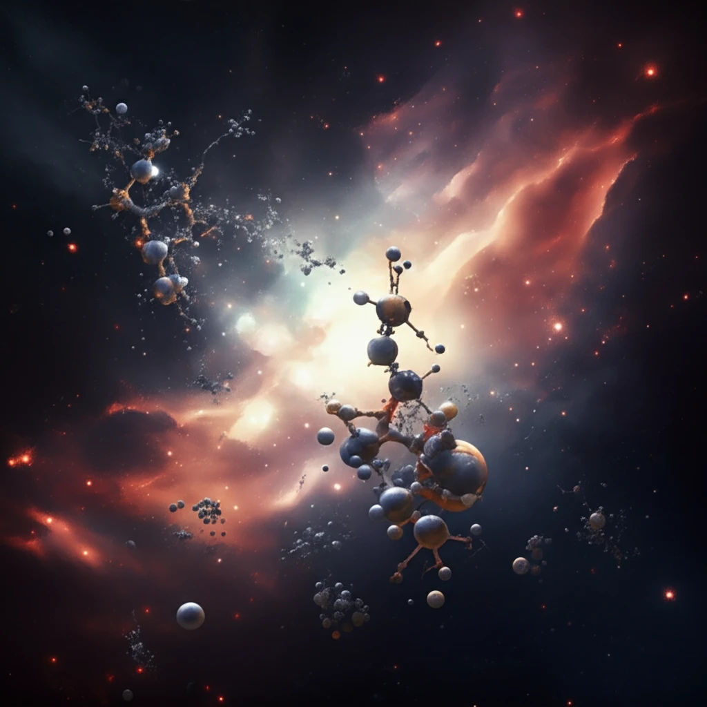 Interstellar cloud with metal-ions forming sugars