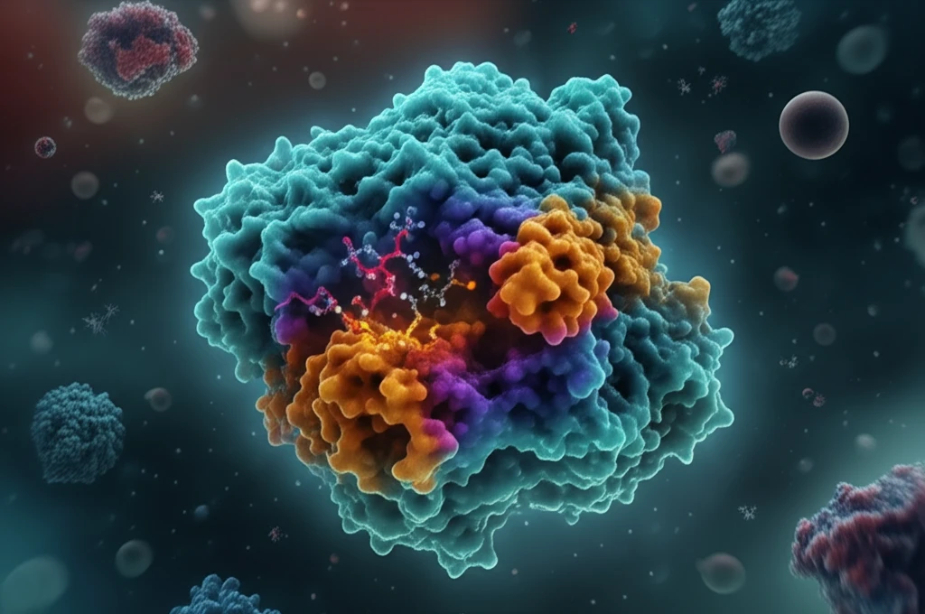Covalent bonds linking molecules to a kinase enzyme, symbolizing cancer treatment.