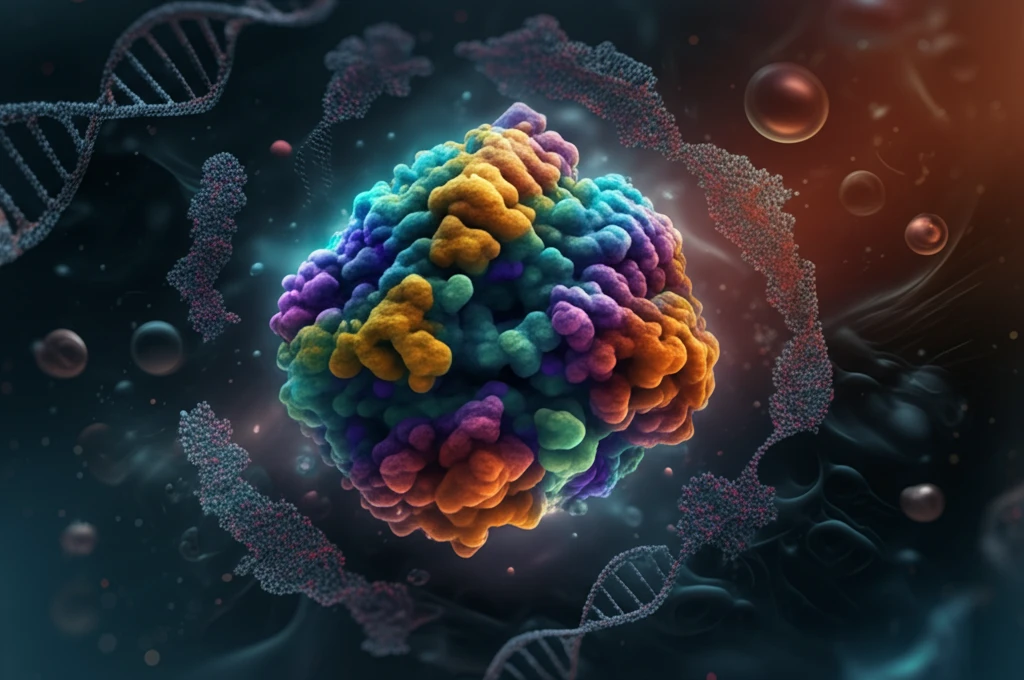 Microscopic view of a CLCA protein.