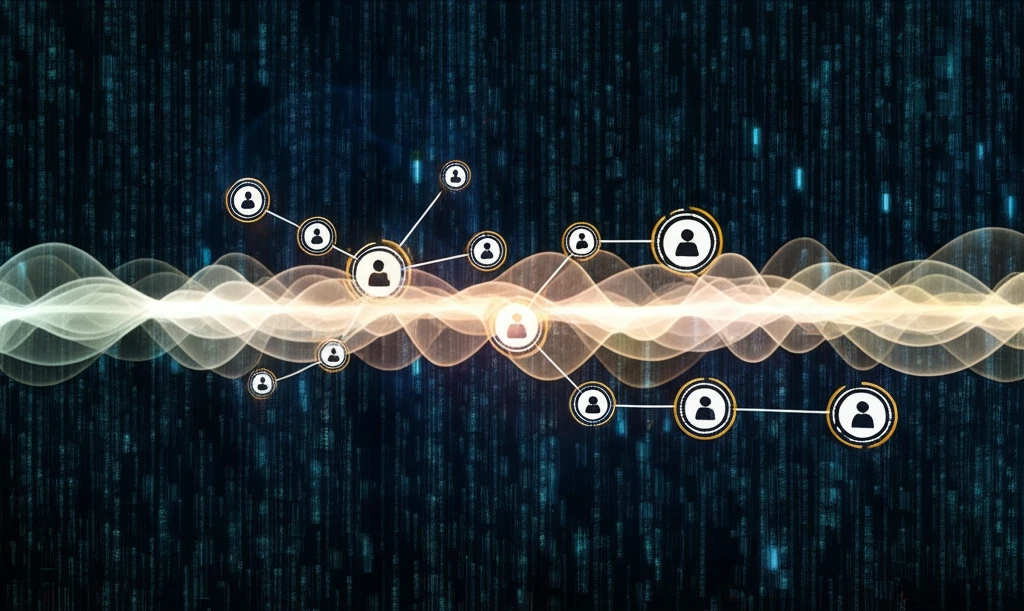 Trust network visualization showing personalized recommendation paths.