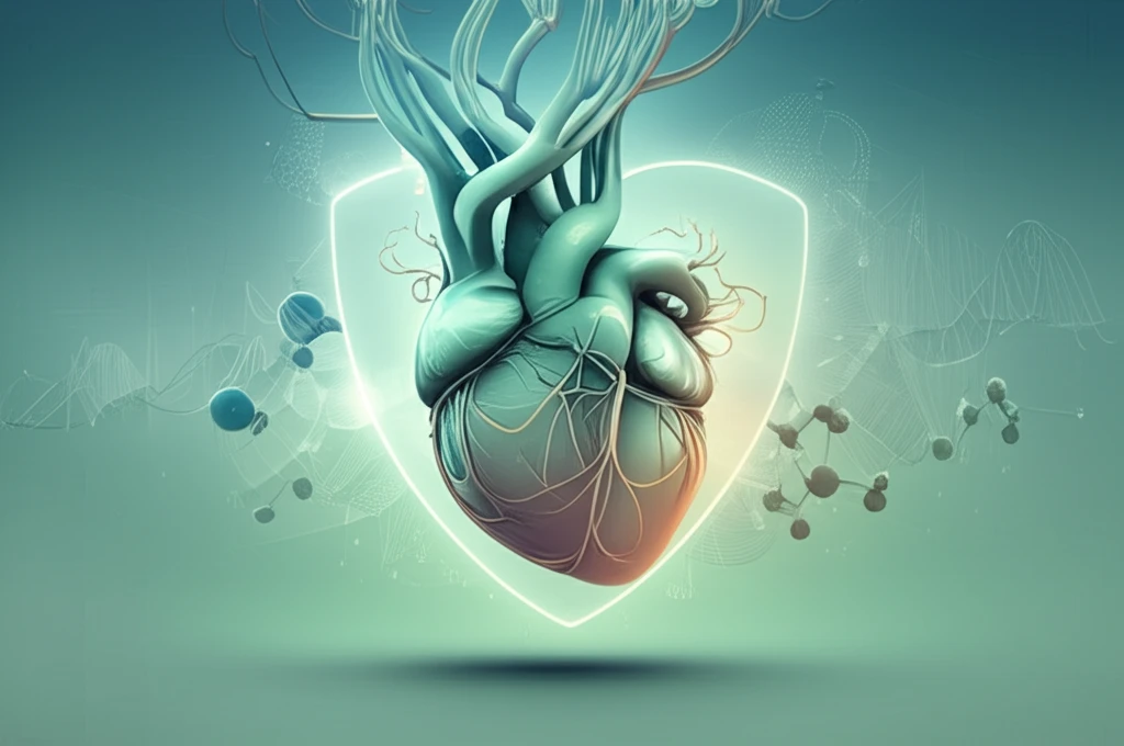Heart protected by a morphine shield