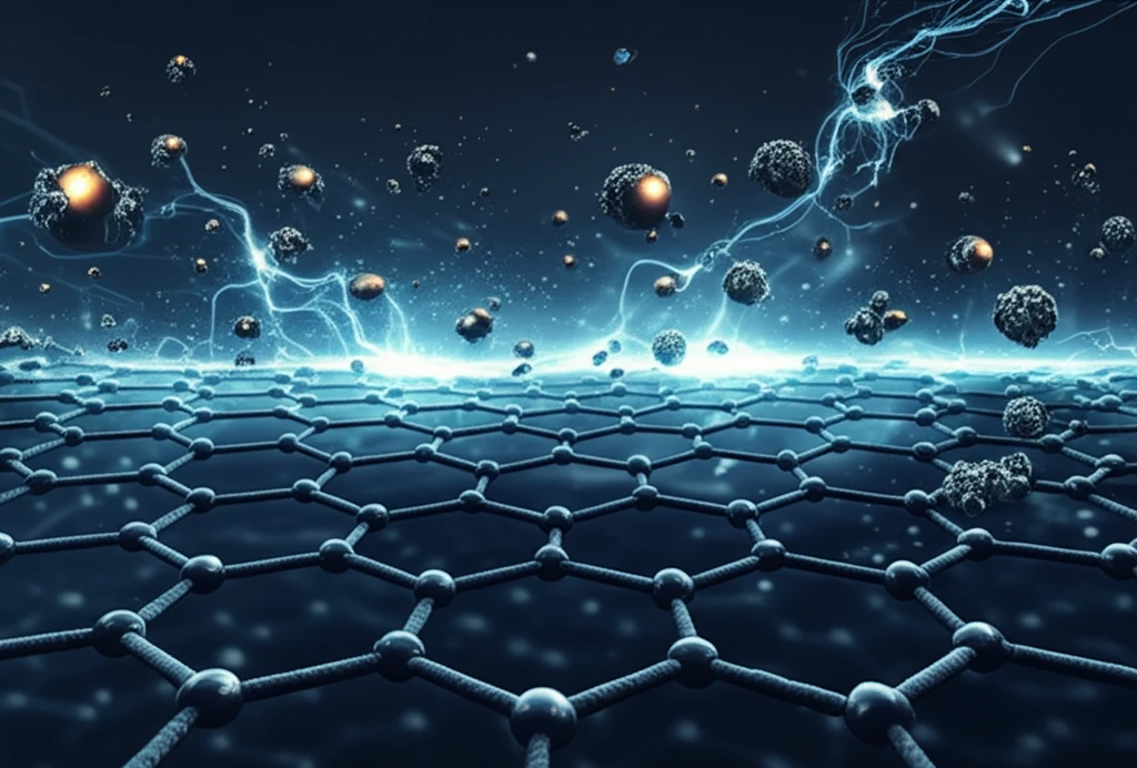 Graphene sheet with nickel nanoparticles for hydrogen detection.
