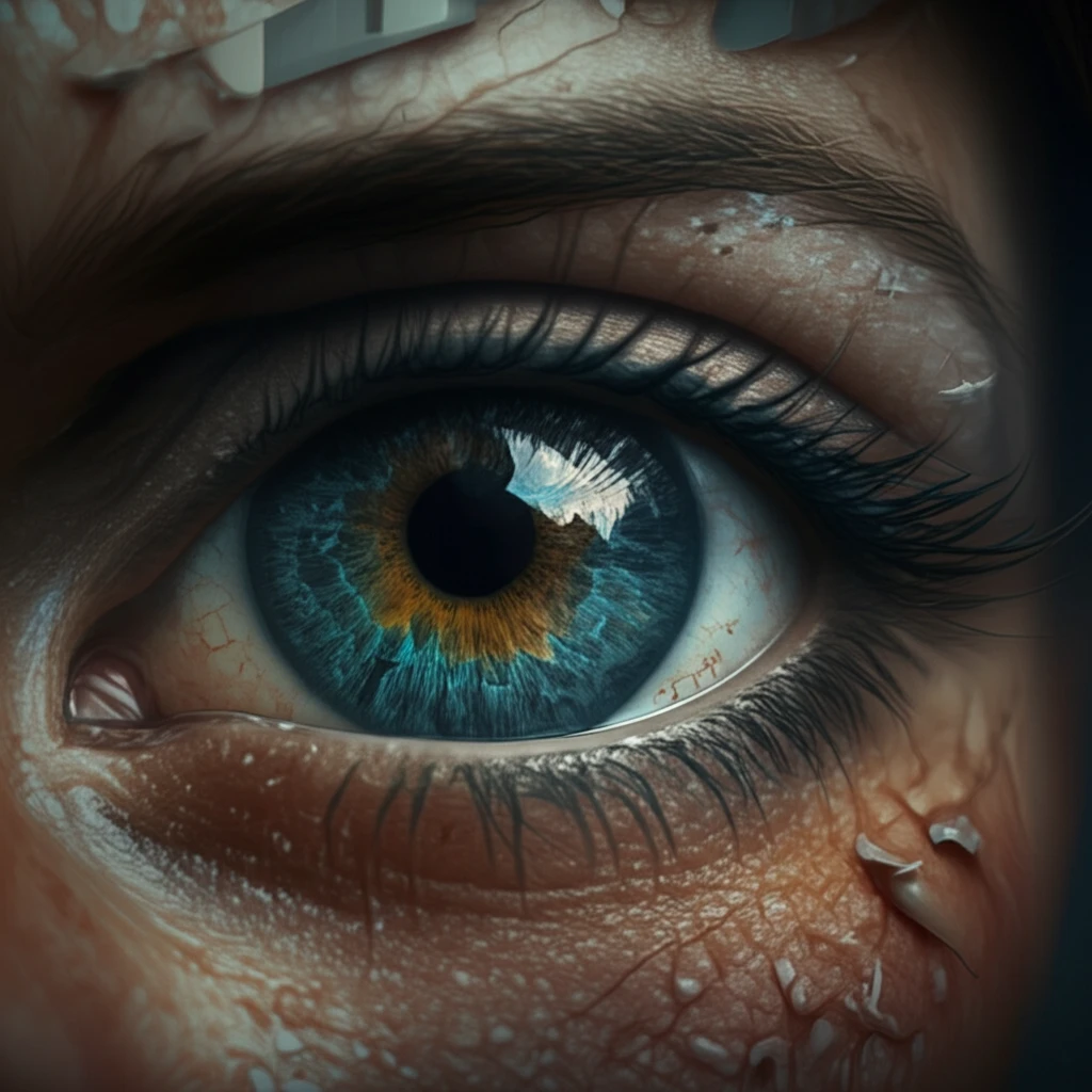 Ocular ultrasound being used in an emergency room setting.