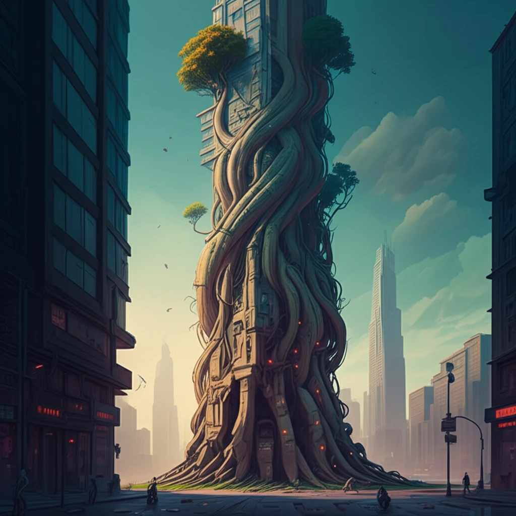 Intertwined roots symbolizing domestic and foreign investment.