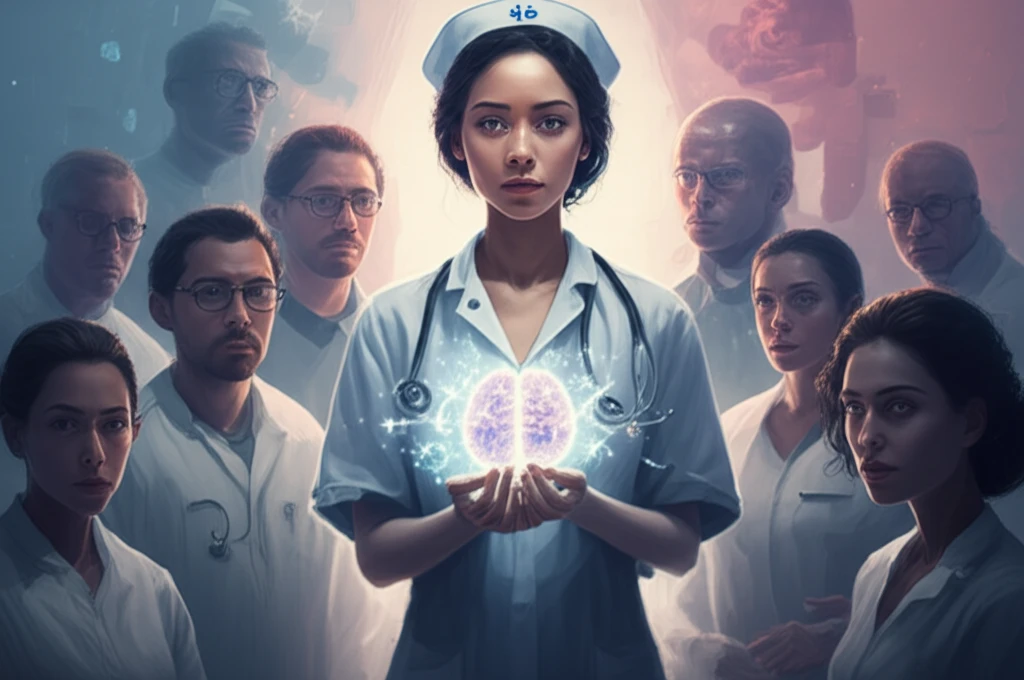 Mental health nurse offering care in the community