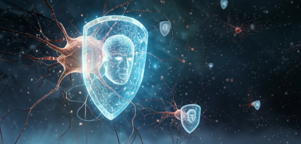 Microglia protecting neurons