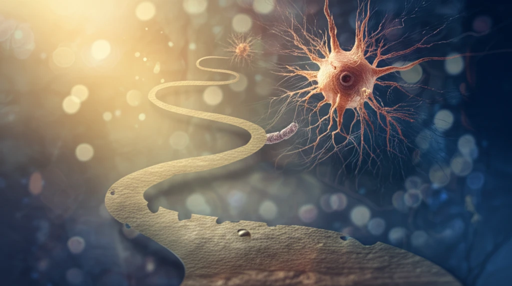 A visual representation of managing diabetes to protect nerve health.