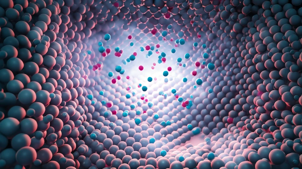 Microscopic view of cobalt oxide nanoparticles embedded in a nitrogen-doped carbon matrix, illustrating energy flow within the material.