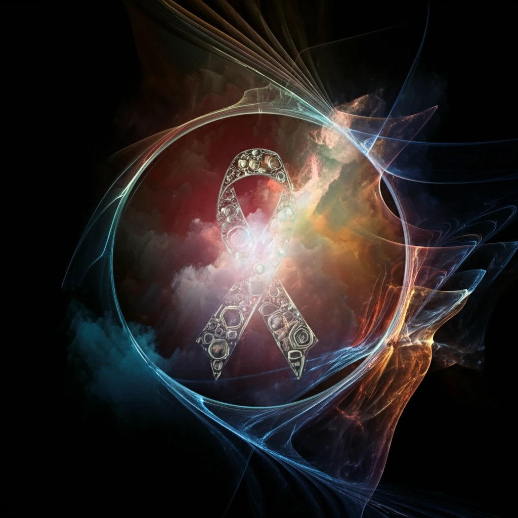 Symbolic image of breast cancer chemotherapy treatment.