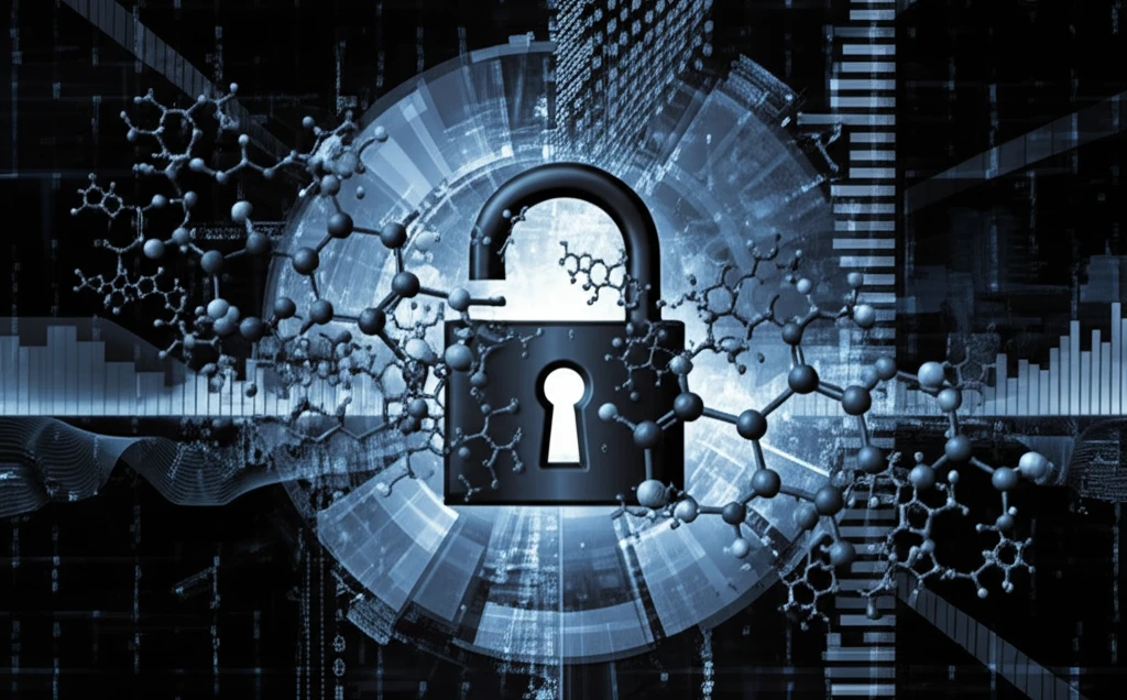 Molecular lock and key with computational graphs.