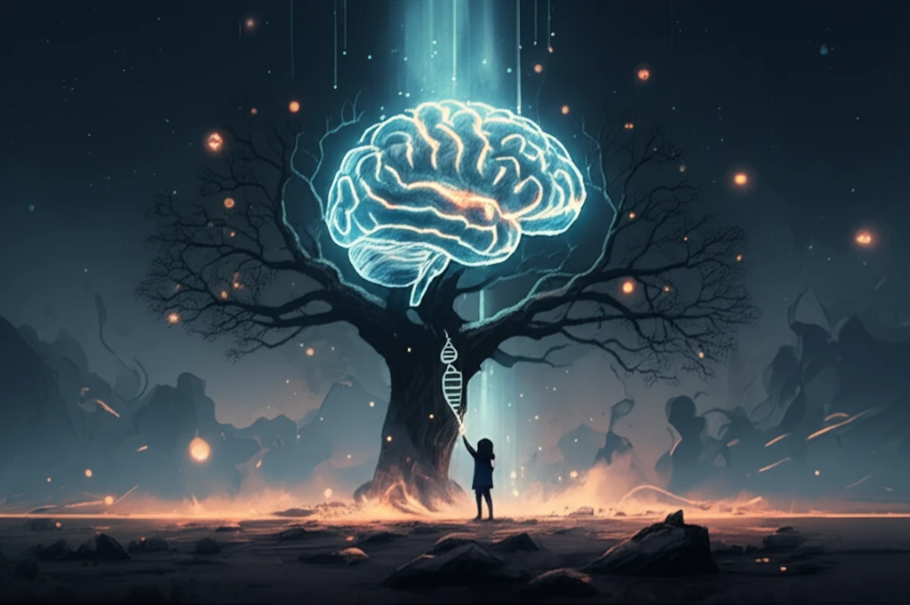 Illustration symbolizing the hope for understanding and treating Malan Syndrome.
