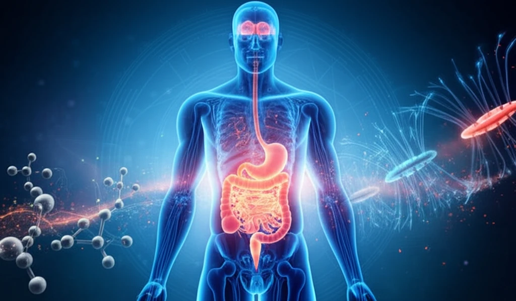Metabolic pathways in human body representing the potential for colorectal cancer diagnosis.