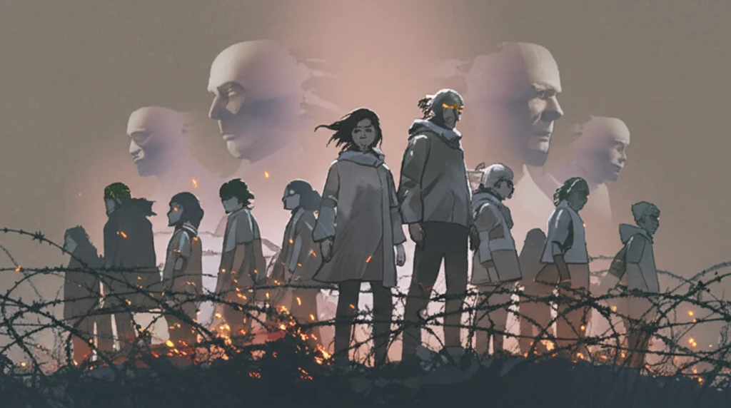 Symbolic image of Jewish resilience during the Holocaust