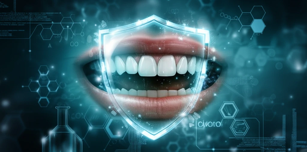 Clean and protected teeth illustration