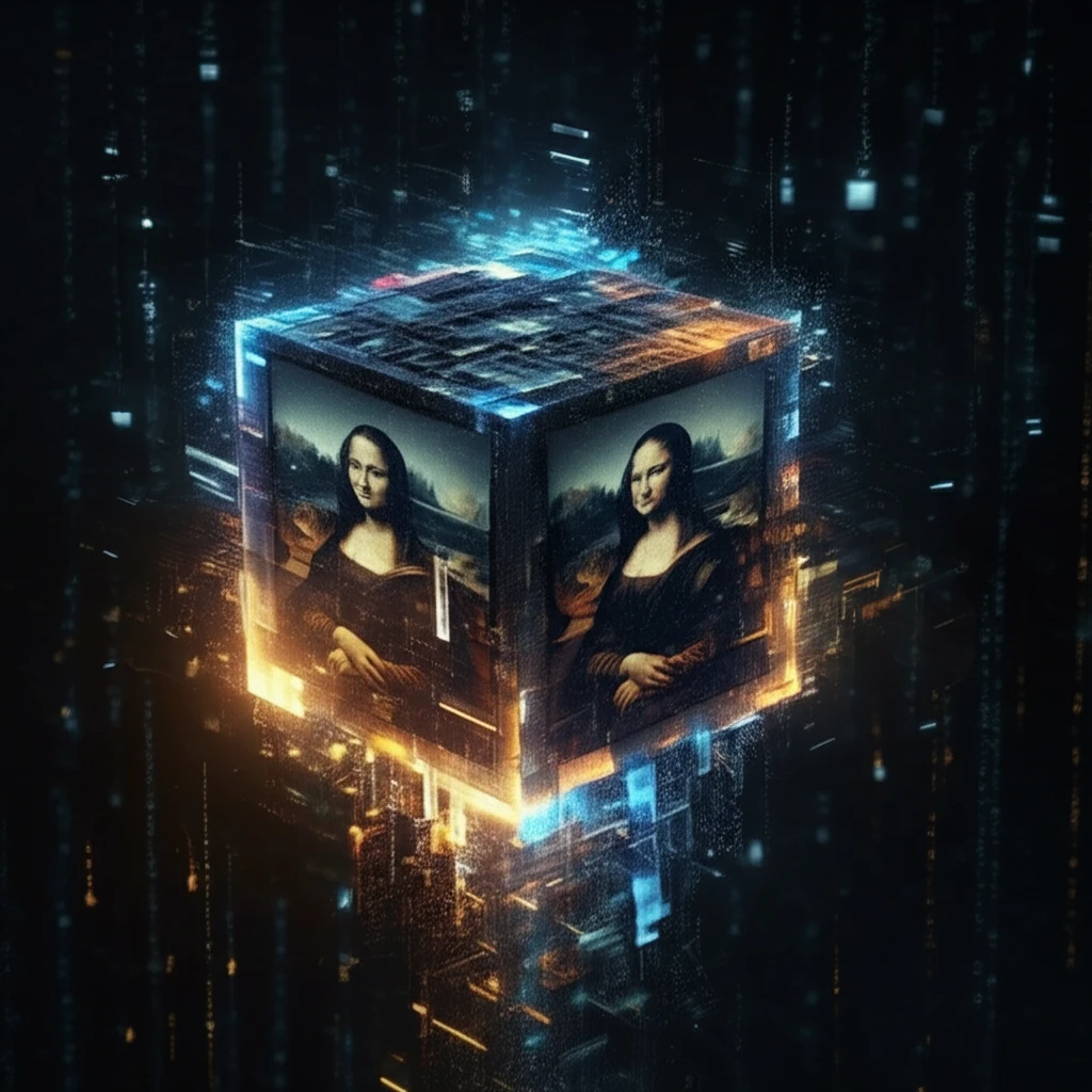 3D bit matrix encryption concept