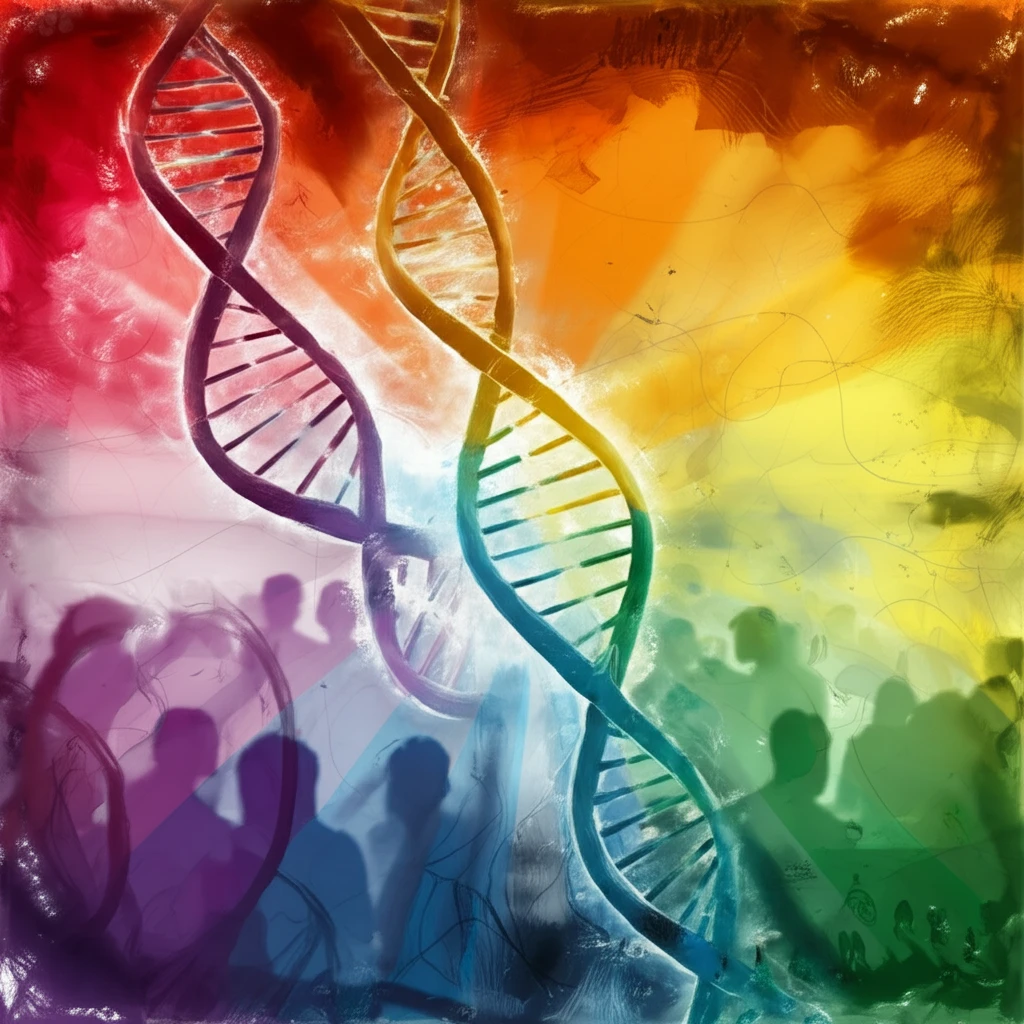 Rainbow DNA Strand: Symbolizing the Evolving HIV Prevention Landscape