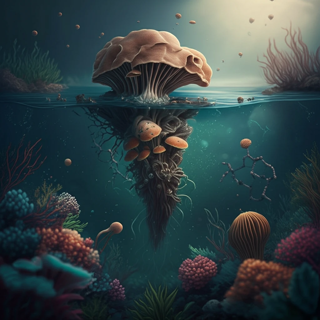 Marine fungi breaking down pesticides