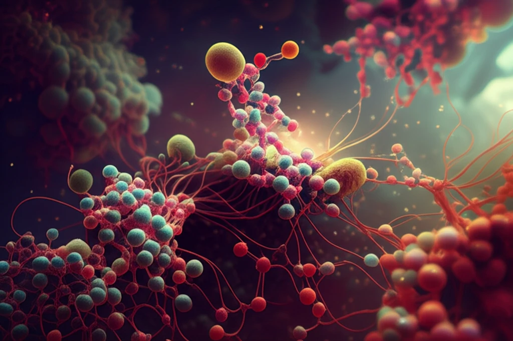 Microscopic view of Rhodococcus sp. 2N transforming molecules into chiral structures.